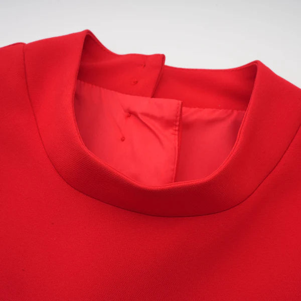 VESTIDO LAZO PERLADO