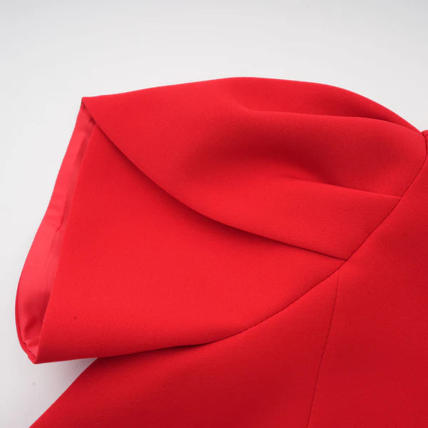 VESTIDO LAZO PERLADO