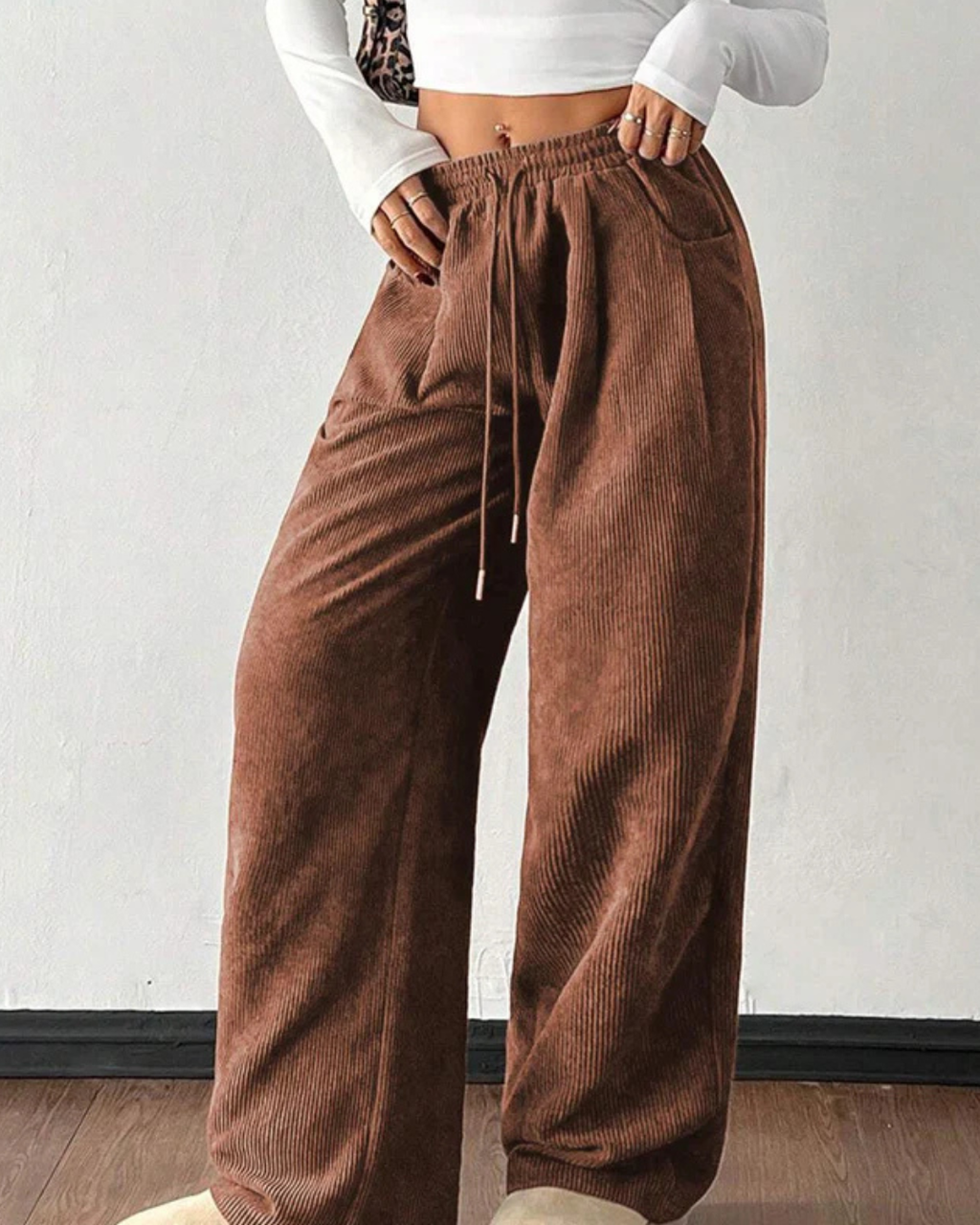 PANTALONES PANA ANCHOS