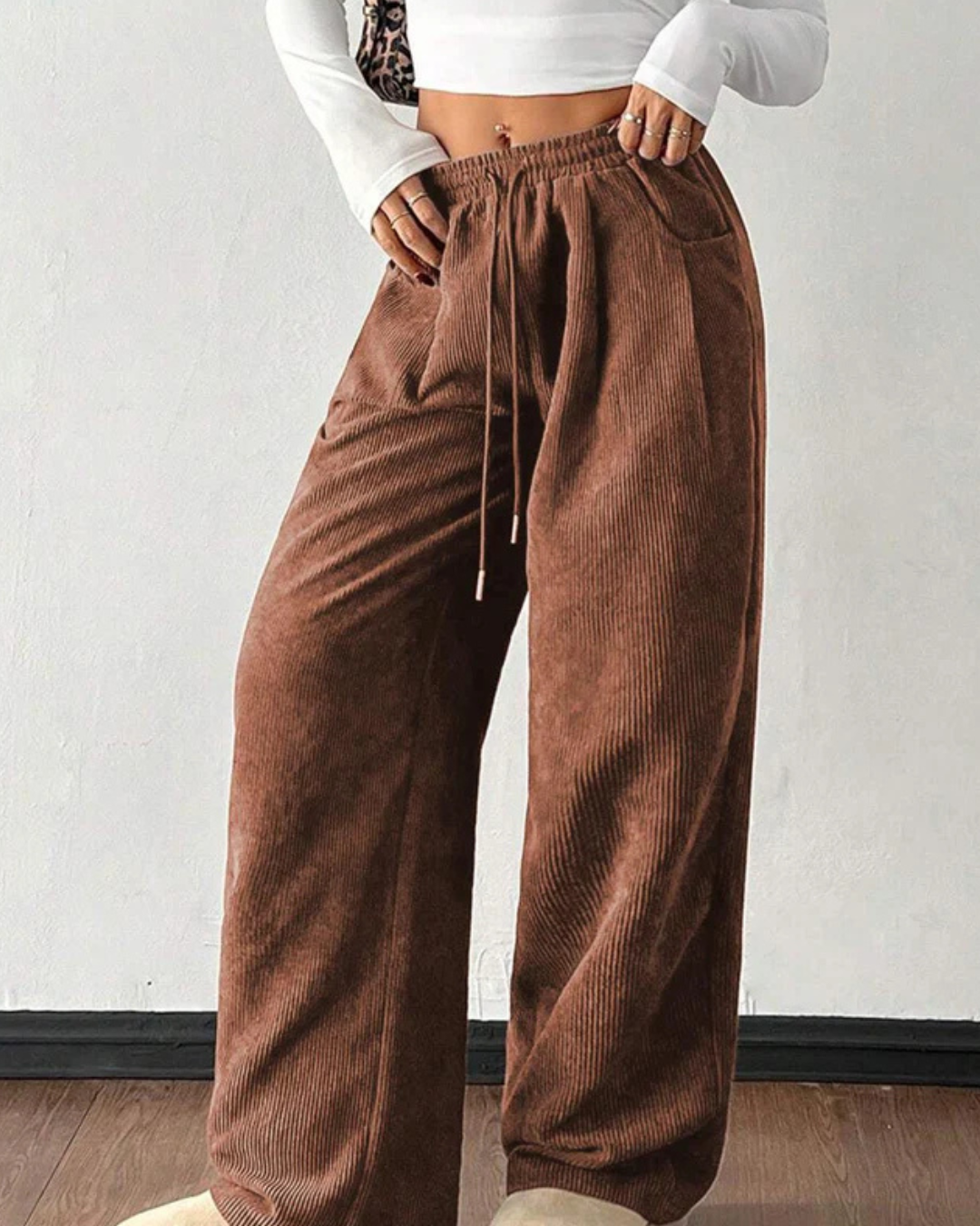 PANTALONES PANA ANCHOS