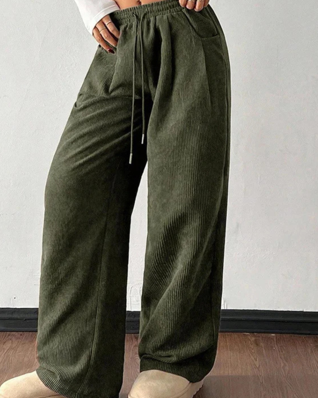 PANTALONES PANA ANCHOS