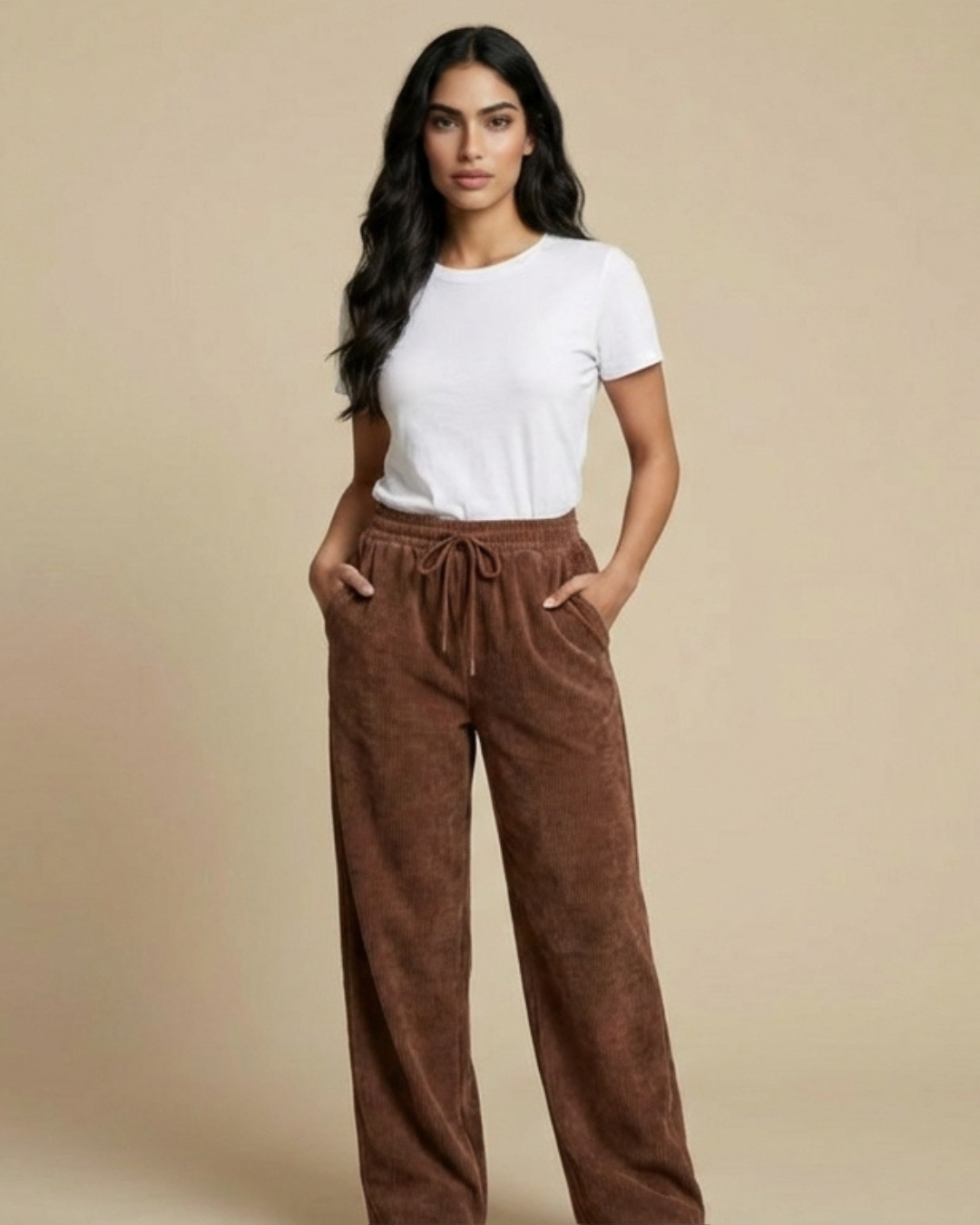 PANTALONES PANA ANCHOS