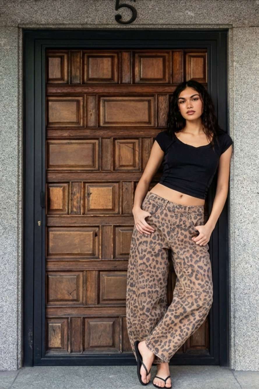 PANTALONES LEOPARDO