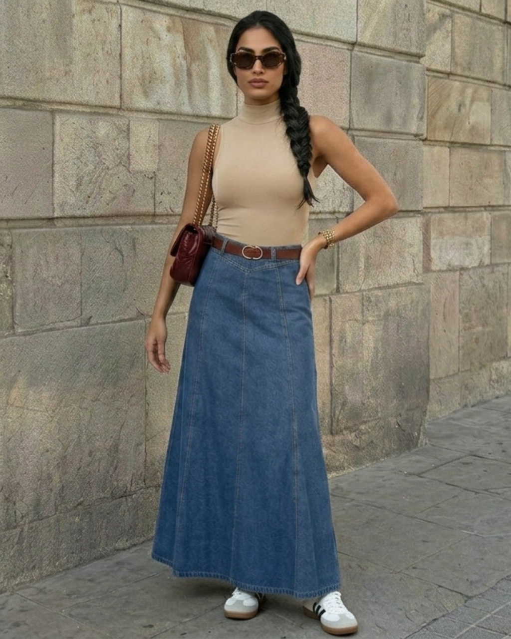 FALDA VAQUERA