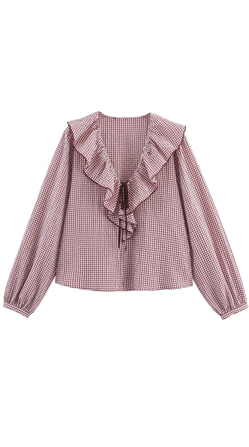 BLUSA CUADROS VICHY