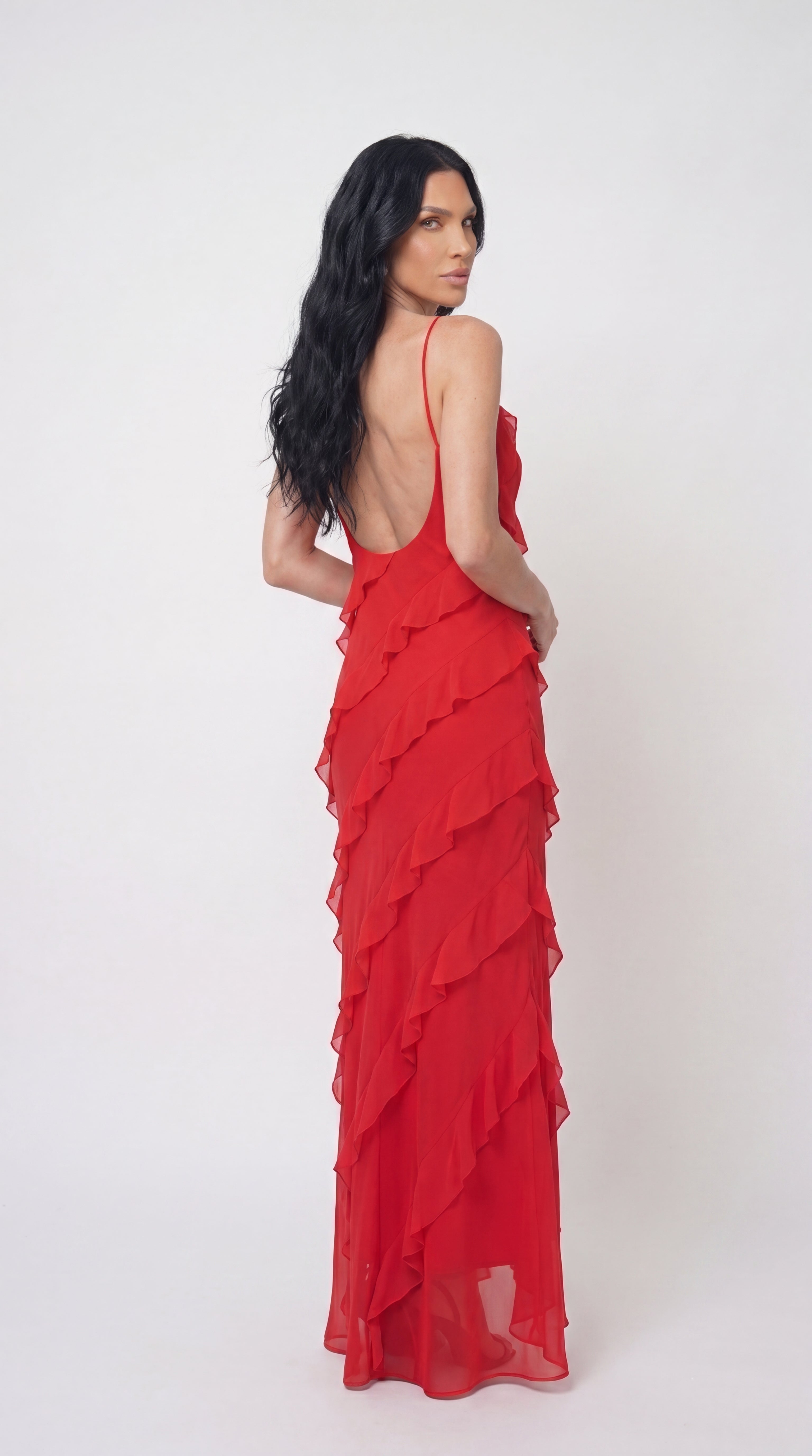 VESTIDO VOLANTES