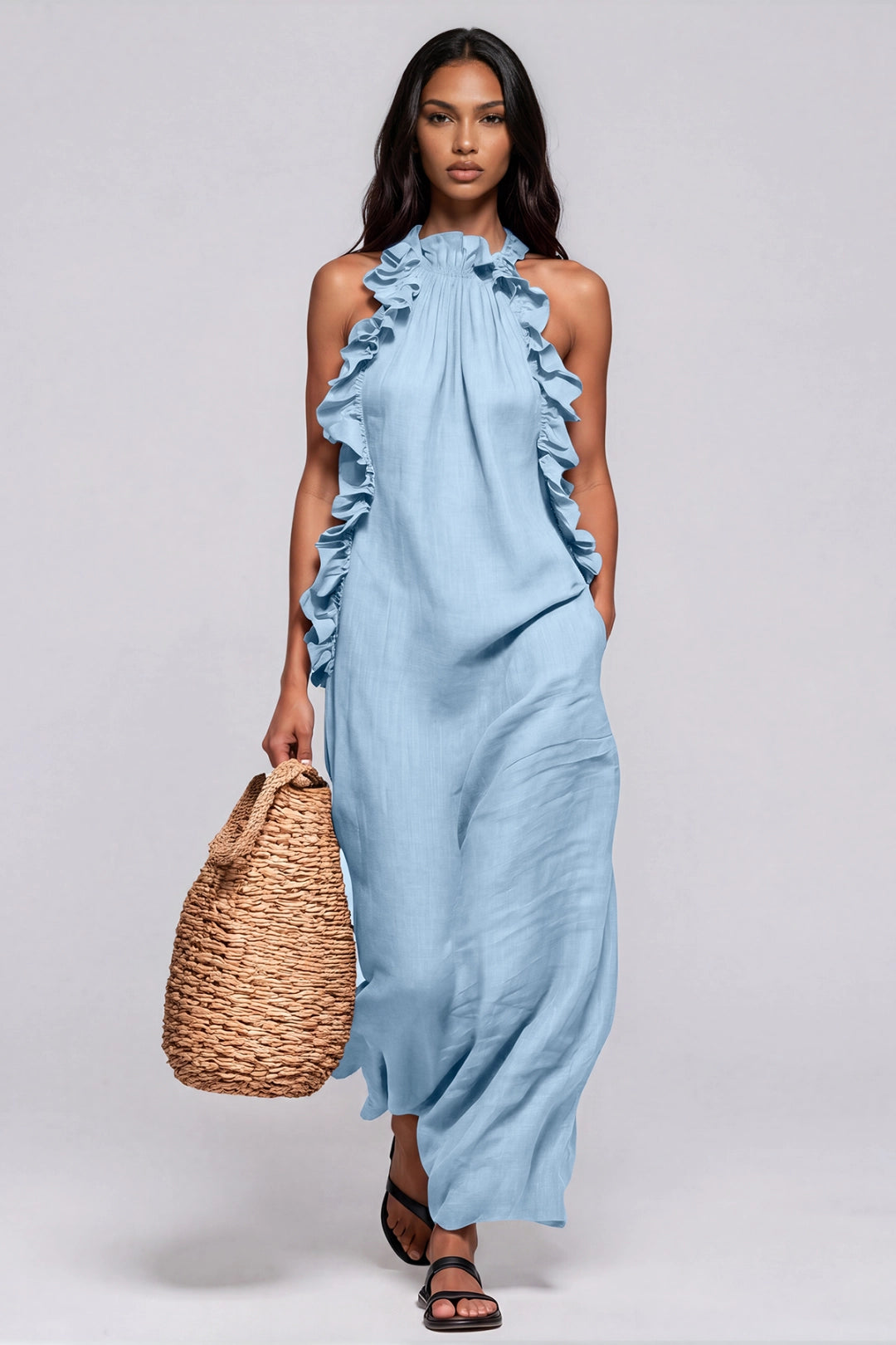 VESTIDO HALTERSIL