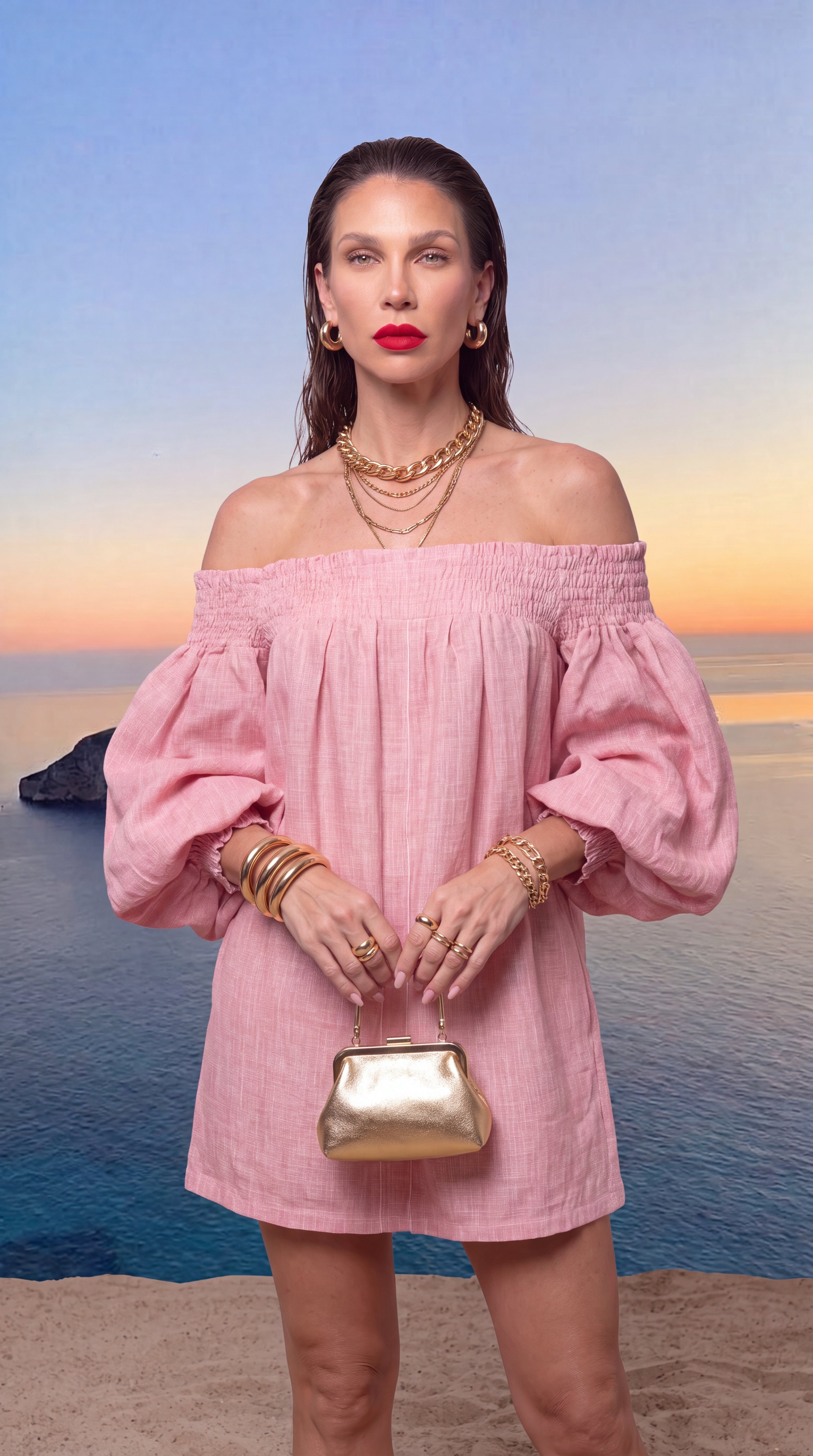 VESTIDO ROSÉ