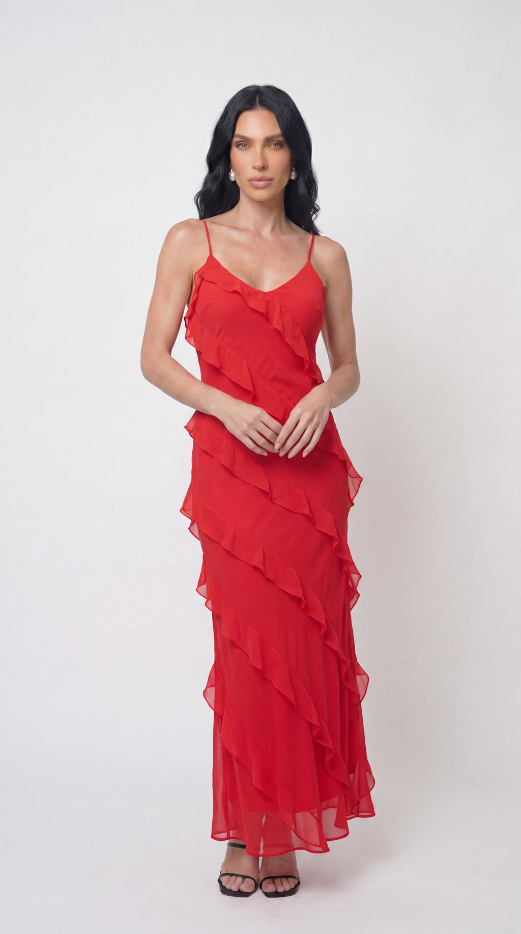 VESTIDO VOLANTES