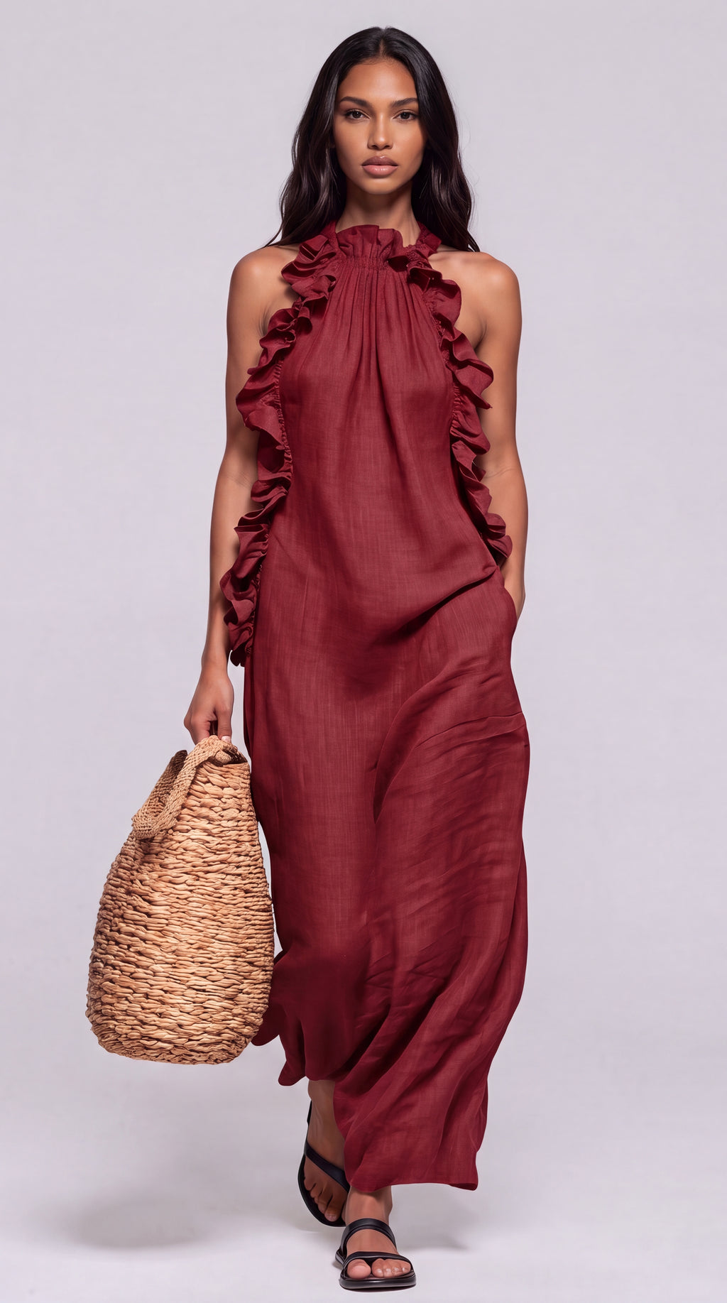 VESTIDO HALTERSIL