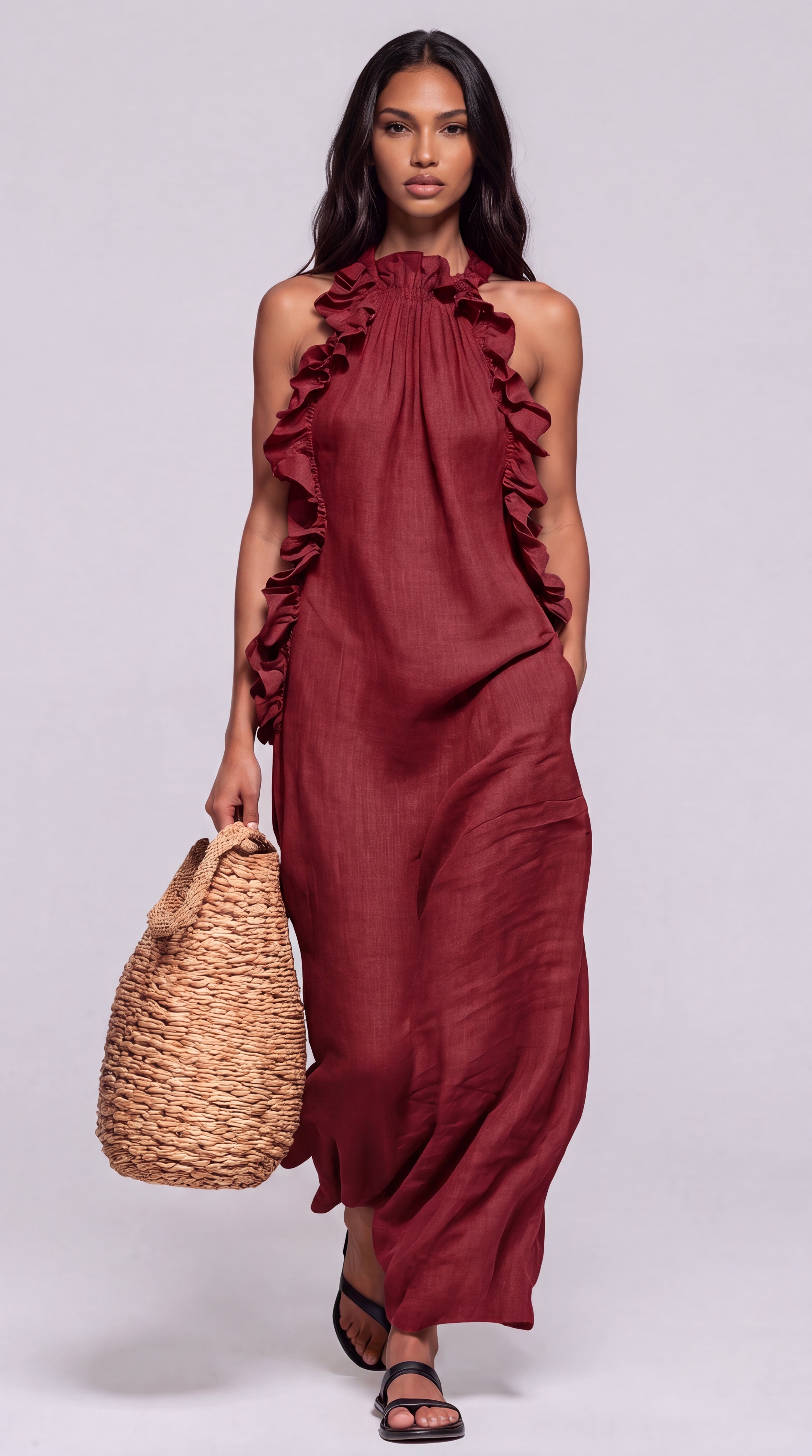 VESTIDO HALTERSIL