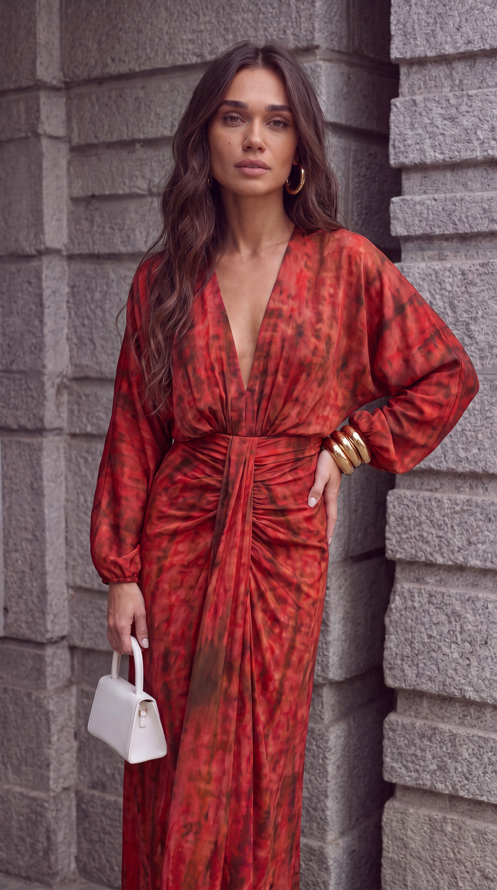 VESTIDO TERRACOTA