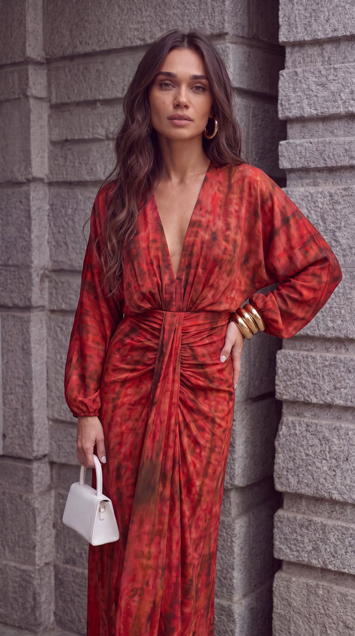 VESTIDO TERRACOTA
