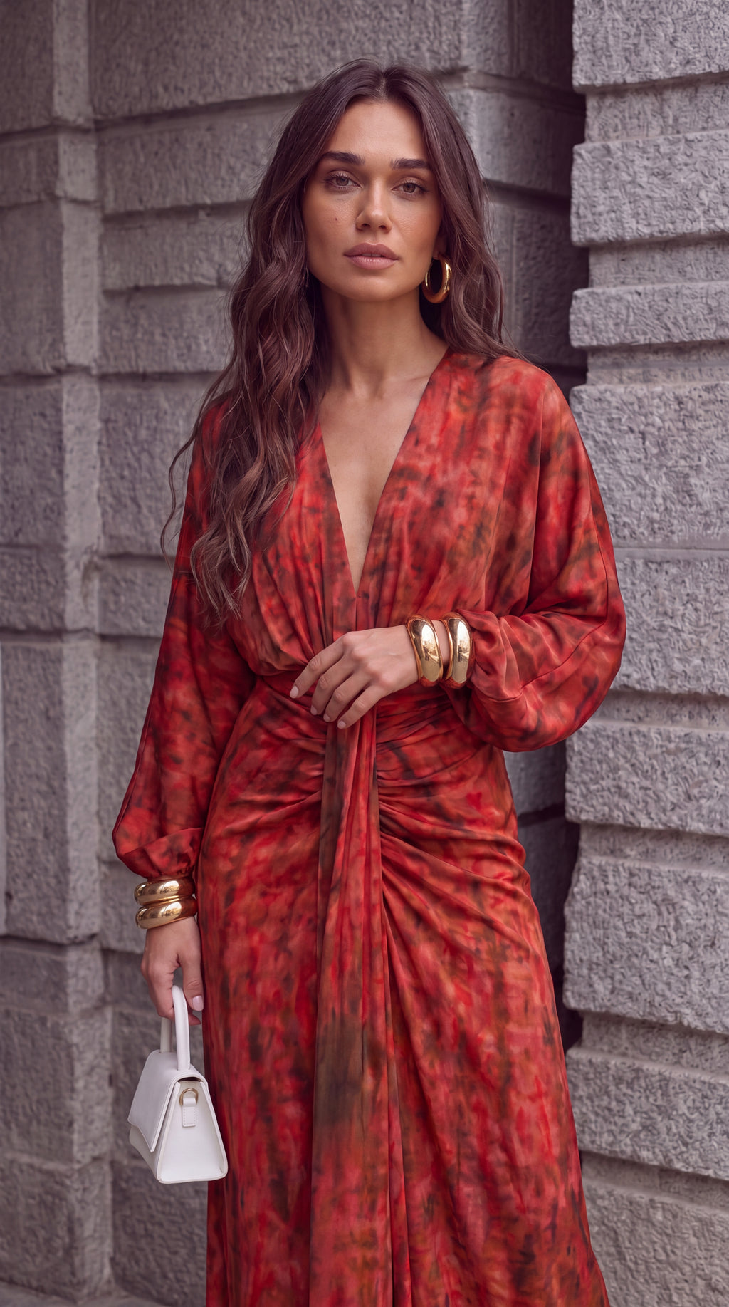 VESTIDO TERRACOTA