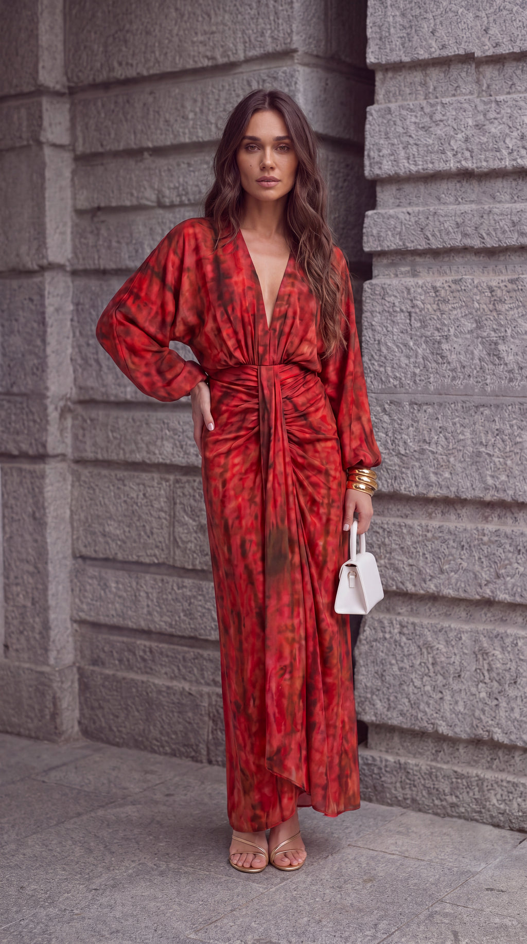 VESTIDO TERRACOTA