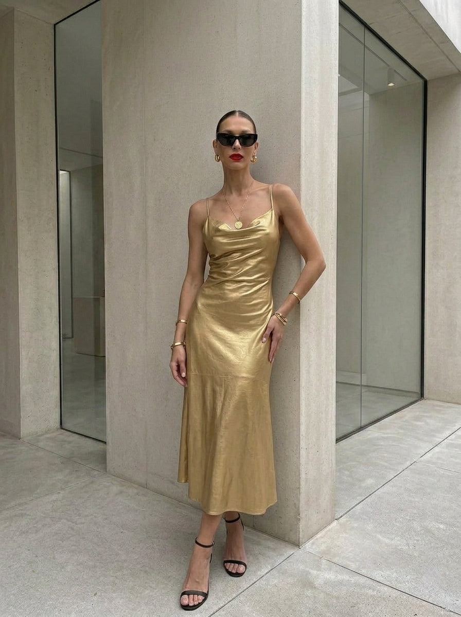 VESTIDO SATÉN