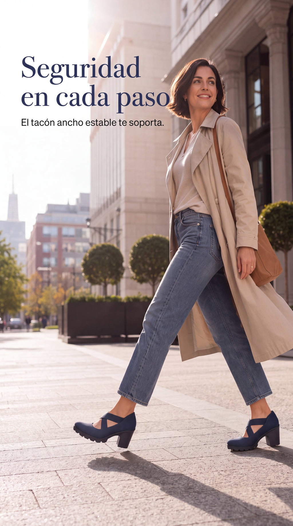 Zapatos Mary Jane - con punta redonda, correa cruzada, tacón ancho, plataforma.