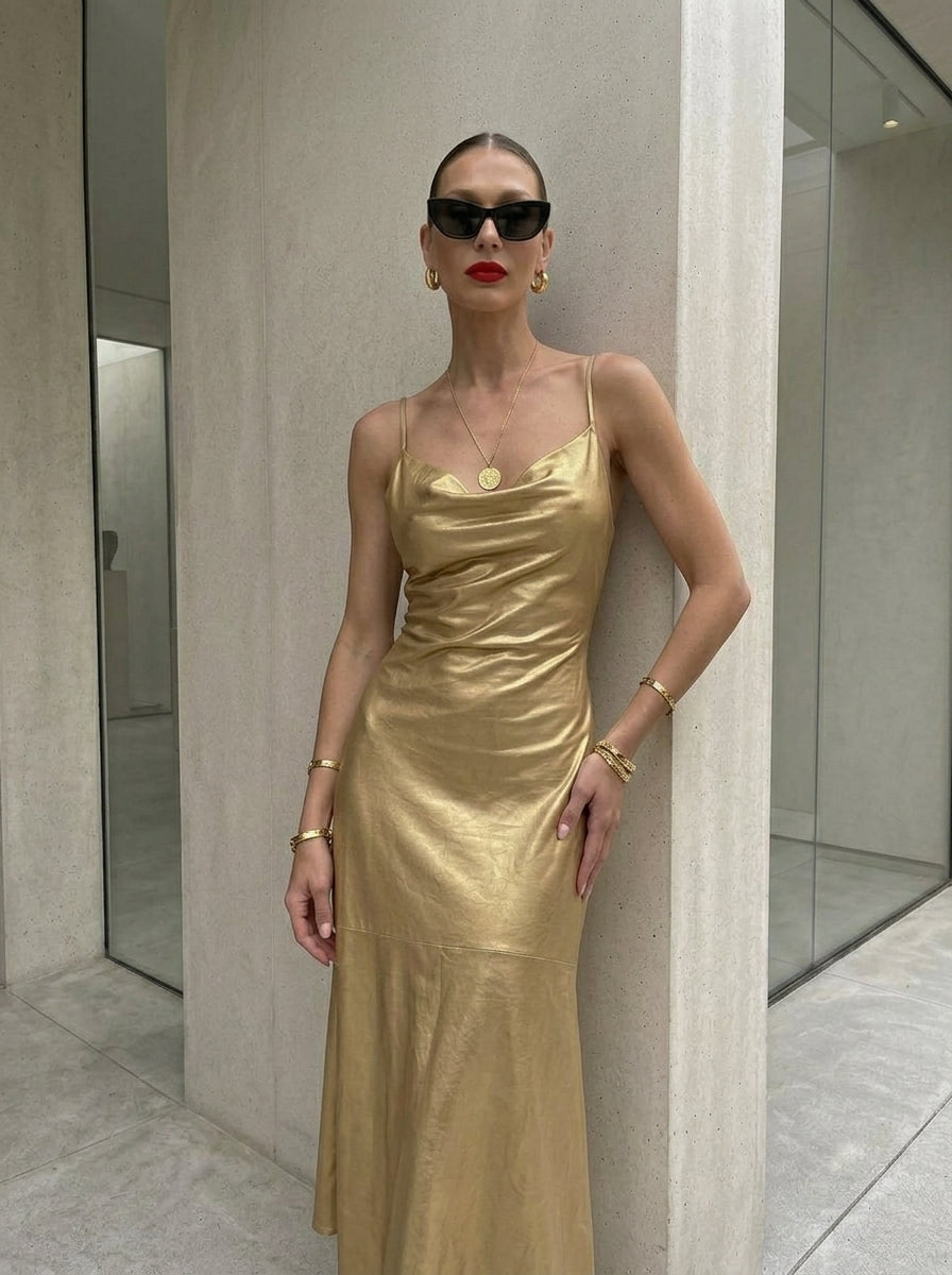 VESTIDO SATÉN