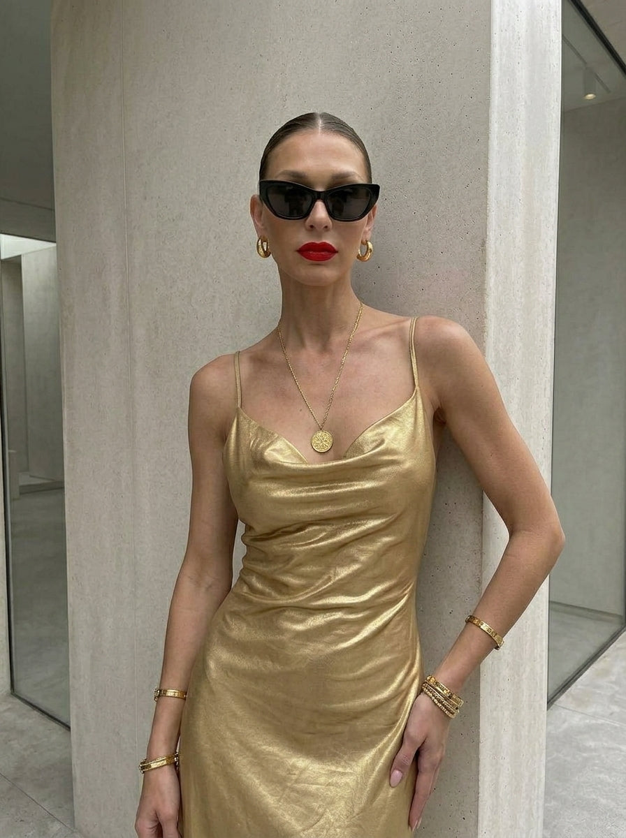 VESTIDO SATÉN