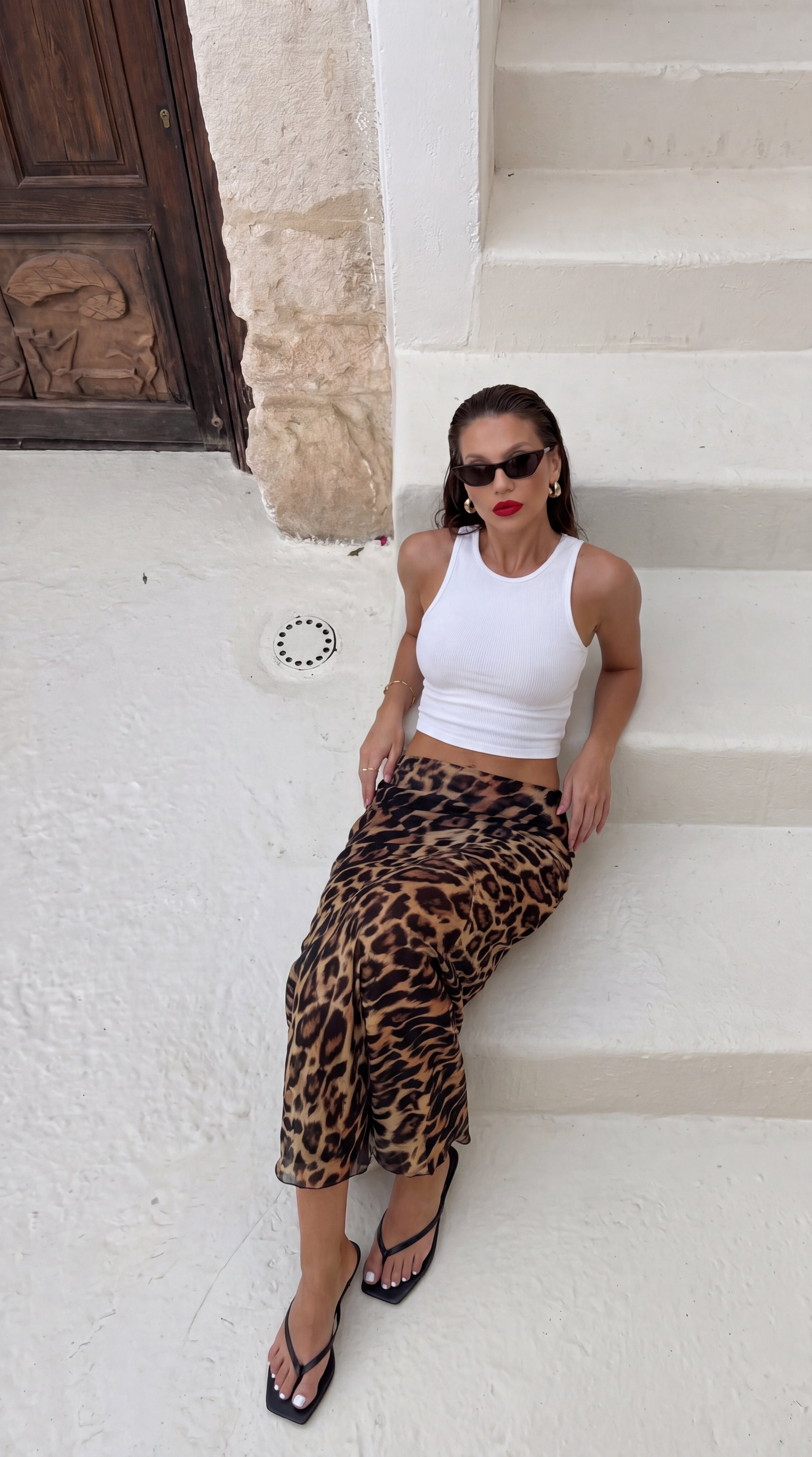 FALDA LEOPARDO
