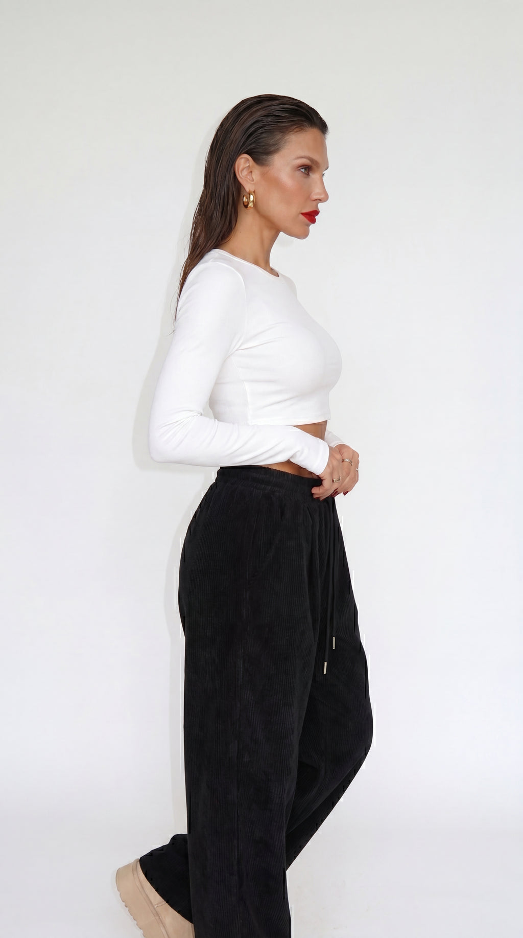 PANTALONES PANA ANCHOS