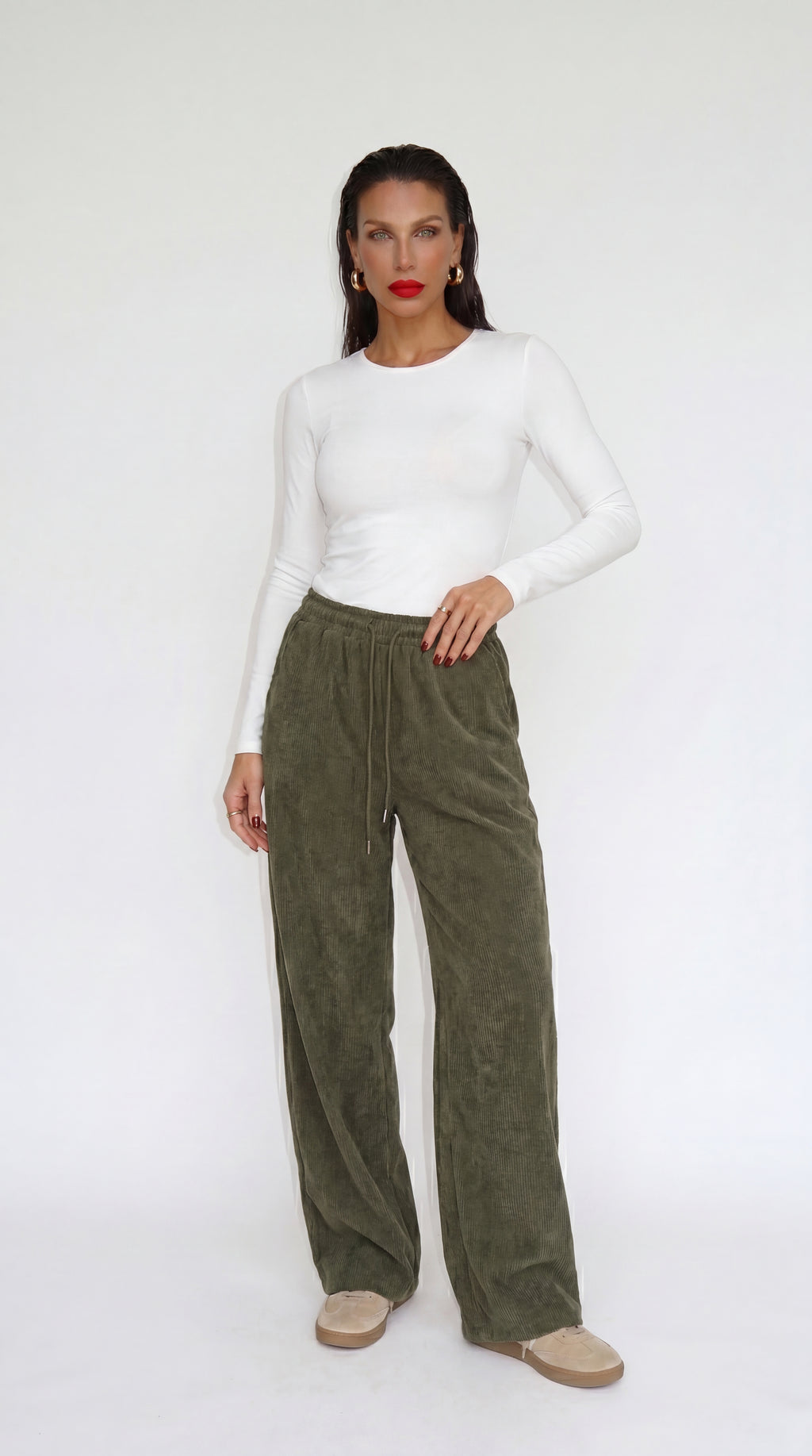 PANTALONES PANA ANCHOS