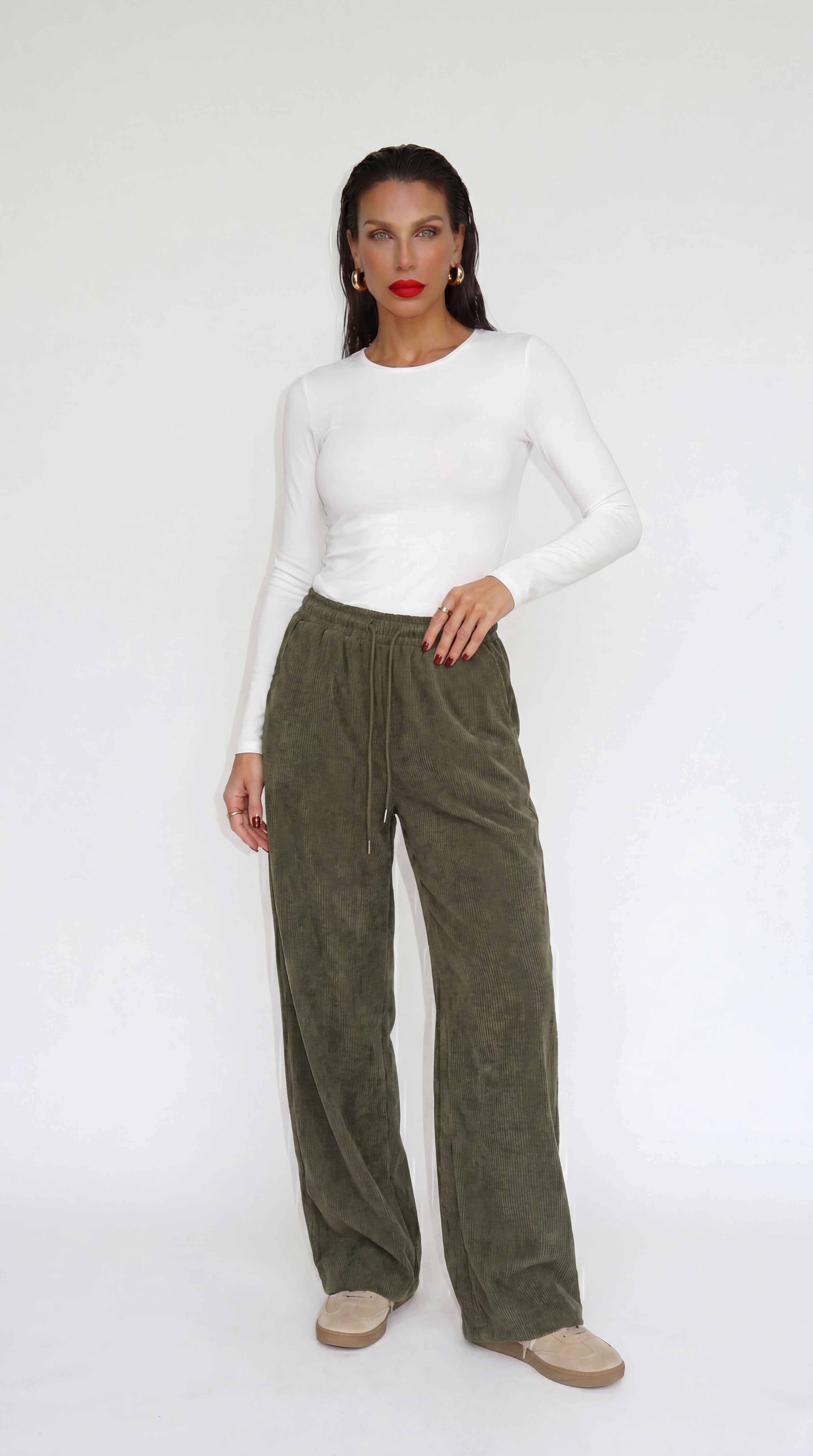 PANTALONES PANA ANCHOS