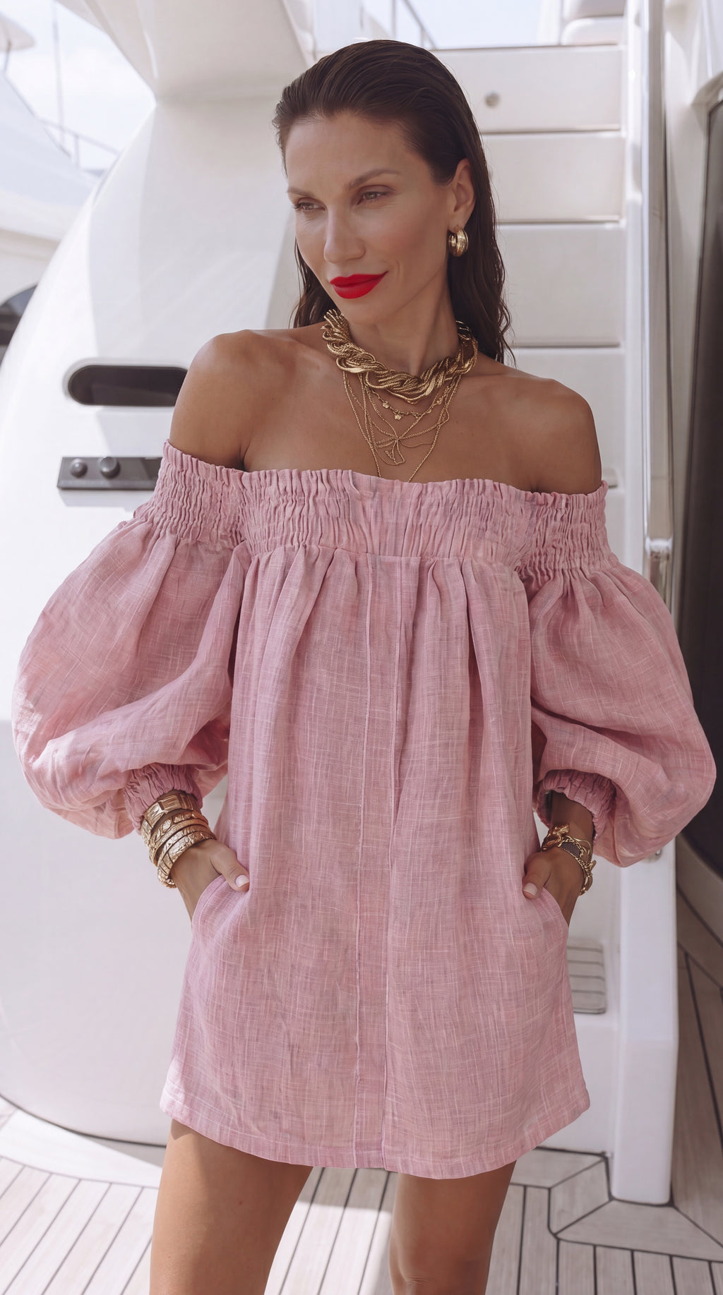 VESTIDO ROSÉ