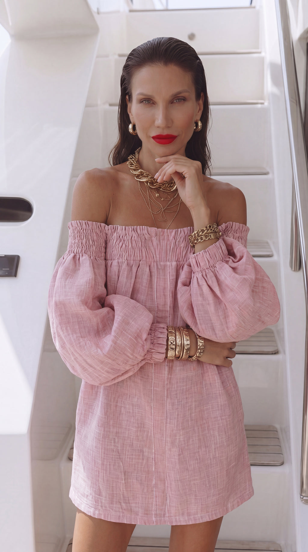 VESTIDO ROSÉ